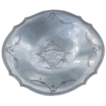 1929 Westchester Sterling Silver R.A. Young Trophy Won by Leopold Becker - Made by Cartier