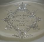 1929 Westchester Sterling Silver R.A. Young Trophy Won by Leopold Becker - Made by Cartier