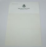 Pine Valley GC Items: Scorecard, Letterhead, and Membership Procedures