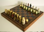 1920's Themed Balfour and Bentley 1st Ltd Ed Golf Chess Set 056/900
