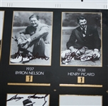 Multi-Signed Uncut Sheet of GSV Cards -  PICARD Signed! JSA COA