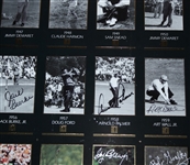 Multi-Signed Uncut Sheet of GSV Cards -  PICARD Signed! JSA COA