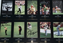 Multi-Signed Uncut Sheet of GSV Cards -  PICARD Signed! JSA COA