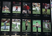 Multi-Signed Uncut Sheet of GSV Cards -  PICARD Signed! JSA COA