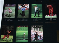 Multi-Signed Uncut Sheet of GSV Cards -  PICARD Signed! JSA COA