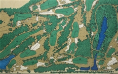 Undated Framed Print of Pine Valley Golf Club