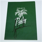 Tiger Woods Signed Disney's Palm Scorecard JSA COA
