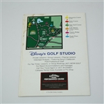 Tiger Woods Signed Disney's Palm Scorecard JSA COA