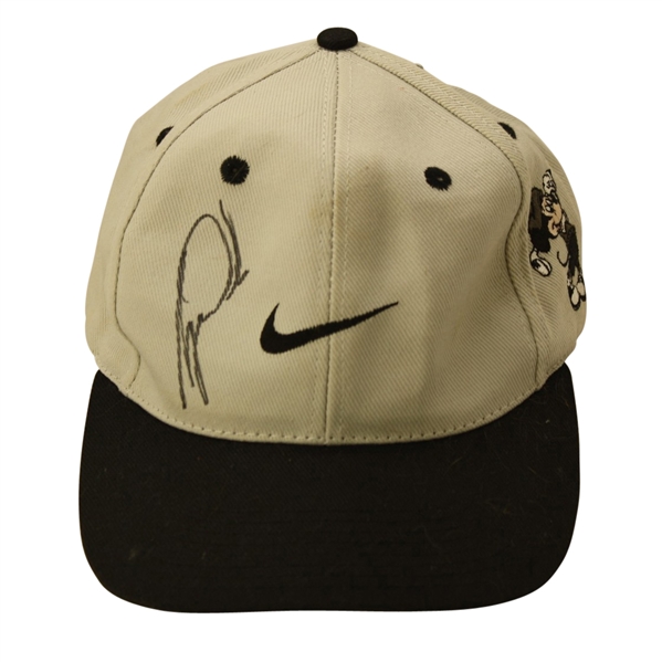 Tiger Woods Signed Mickey Mouse Logo Hat JSA COA
