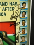 2003 President's Cup Poster Signed by Both Teams - 28 Signatures JSA COA