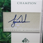 Tiger Woods Signed Framed Sig With Photo