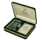 Augusta National Kem Card Set inside Leather Casing