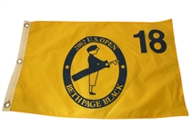 2002 US Open Bethpage Black Screen Flag - Tiger Victory