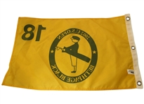 2002 US Open Bethpage Black Screen Flag - Tiger Victory