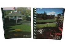 Lot of 4 Masters Media Guides - All 4 Tiger Woods Victories