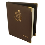 Augusta National 32 Page Wine List from 2000s
