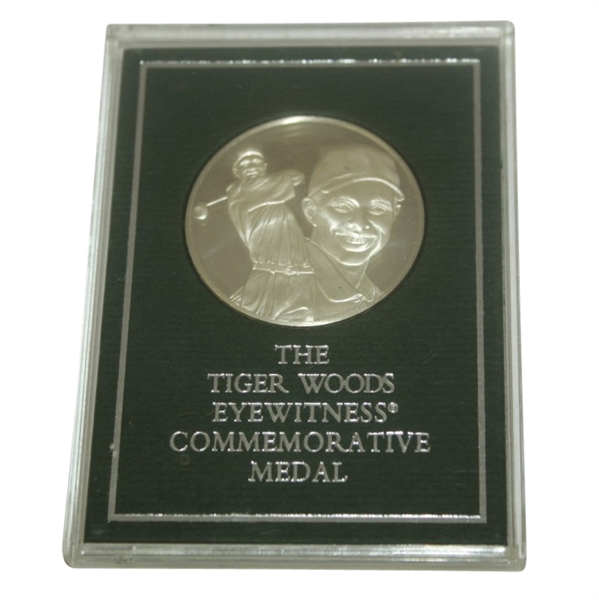 The Suppressed Tiger Woods Eyewitness Commemorative Sterling Silver Medal