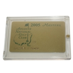 2005 Member Credit Card from Augusta National