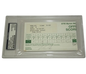 Tiger Woods and Tom Kite Slabbed Scorecard from Byron Nelson Tournament - Tiger Win PSA #83405531