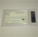 Tiger Woods and Tom Kite Slabbed Scorecard from Byron Nelson Tournament - Tiger Win PSA #83405531
