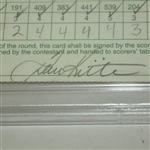 Tiger Woods and Tom Kite Slabbed Scorecard from Byron Nelson Tournament - Tiger Win PSA #83405531