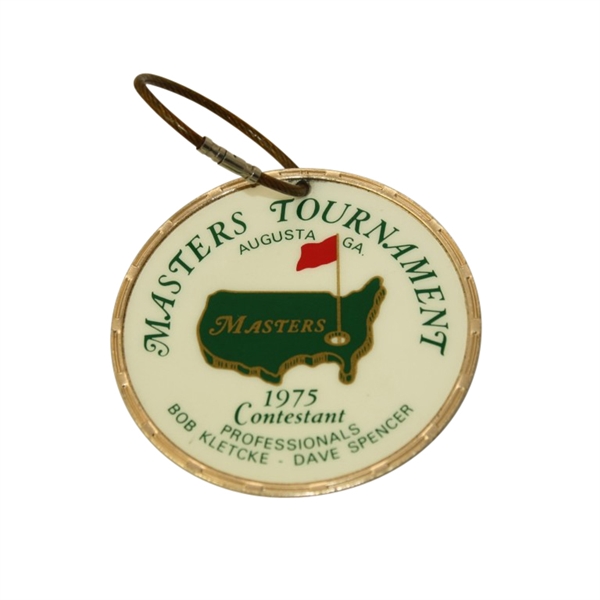 1975 Masters Competitor Bag Tag - Ralph Johnston
