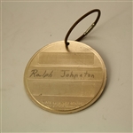 1975 Masters Competitor Bag Tag - Ralph Johnston
