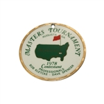 1978 Masters Competitor Bag Tag - David Graham