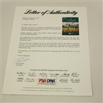 Multi-Signed 1997 Mercedes Championship Program - Tiger, Phil, and more PSA #Q05551