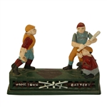 Replica Baseball Players Mechanized Bank