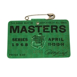 1968 Masters Tournament Badge - #12011