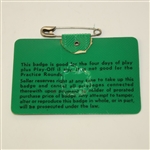 1968 Masters Tournament Badge - #12011