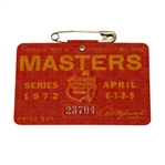 1972 Masters Tournament Badge - #23704