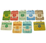 1980-1989 Masters Tournament Badges - No 1986