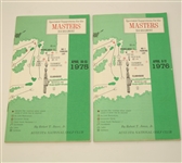 1970-1979 Masters Tournament Spectator Guides