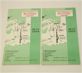 1980-1989 Masters Tournament Spectator Guides