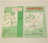 1990-1999 Masters Tournament Spectator Guides