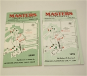 1990-1999 Masters Tournament Spectator Guides