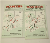 1990-1999 Masters Tournament Spectator Guides