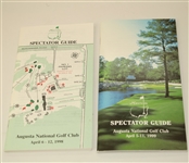 1990-1999 Masters Tournament Spectator Guides
