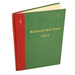 1952 Baltusrol Golf Club Book