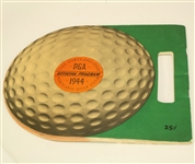 1944 PGA Official Program - Portland Golf Club