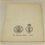 1957 The Walker Cup Program -The Minikahda Club-Minneapolis, MN-16th Event