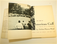 'The Story of American Golf' Golf Book by Herbert Warren Wind