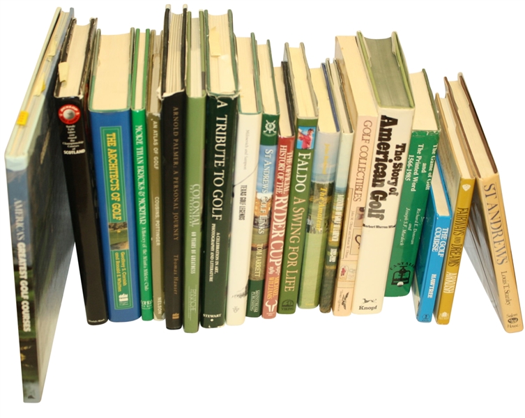 Lot of 20 Assorted Golf Books