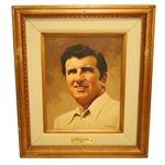 George Archer Original Oil Painting Hung at Green Jacket Restaurant In Augusta
