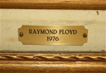 Ray Floyd Original Oil Painting Hung at Green Jacket Restaurant In Augusta