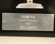 1969 Illinois PGA Senior Championship Wall Plaque - Bill Davis