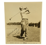 Denny Shute Signed 8x10 Photo JSA COA
