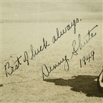 Denny Shute Signed 8x10 Photo JSA COA